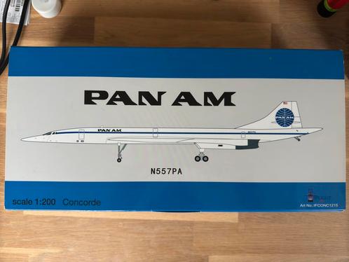 Inflight 200 Pan Am Concorde 1:200 diecast schaalmodel, Verzamelen, Luchtvaart en Vliegtuigspotten, Zo goed als nieuw, Schaalmodel