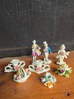 Antieke Porseleinen Beeldjes en Kandelaars ., Antiek en Kunst, Antiek | Porselein, Ophalen