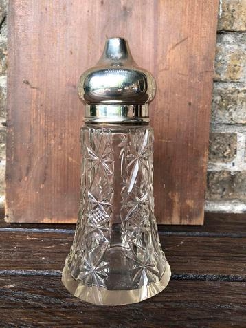 Sukkerstrooier met zilveren dop, Engeland 1922 beschikbaar voor biedingen