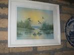 natuur prent, Minder dan 50 cm, Ophalen of Verzenden, Zo goed als nieuw, Schilderij