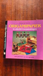 Origamipapier in allerlei toepassingen - Hobbyboek, Ophalen of Verzenden