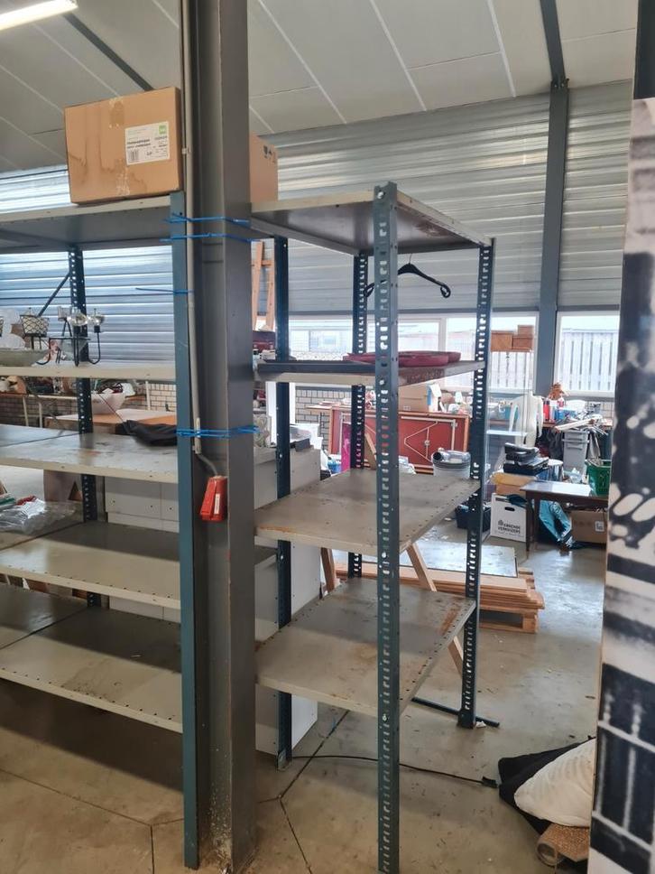 Metalen Stellingkast - Robuust en Praktisch, Huis en Inrichting, Kasten | Stellingkasten, Gebruikt, Ophalen of Verzenden