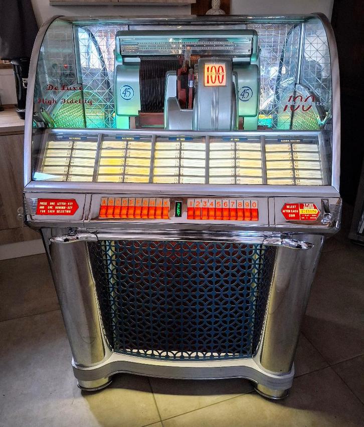 Jukebox seeburg 100 G., Verzamelen, Automaten | Jukeboxen, Gebruikt, Seeburg, 1950 tot 1960, Ophalen