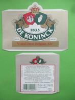 bieretiket Belgie 31-1 (B2 A4) de koninck, Ophalen of Verzenden, Nieuw, Overige typen, Overige merken