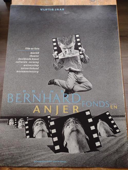 Prins Bernhard Anjer Fonds. Serie van 7, Verzamelen, Posters, Zo goed als nieuw, Overige onderwerpen, A1 t/m A3, Rechthoekig Staand