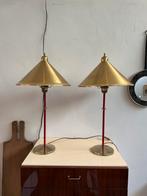 Vintage design tafellampen, Hollywood regency schemerlampen, Ophalen, Gebruikt, -, Metaal