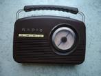 Vintage type Bush portable model radio, Verzenden, Zo goed als nieuw, Radio