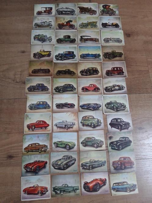 Full speed virginia cigarettes 44 autoplaatjes, Verzamelen, Ansichtkaarten | Themakaarten, Ongelopen, 1960 tot 1980, Overige thema's