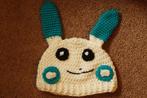 Een nieuwe gehaakte minun muts, Pokémon, Jongen of Meisje, Handgemaakt, Nieuw, Ophalen of Verzenden