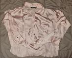 Lichtroze, satijnachtige blouse van ZARA maat XL, Zara, Maat 46/48 (XL) of groter, Ophalen of Verzenden, Zo goed als nieuw