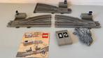 Vintage LEGO 12 volt treinwissels - 7858 / 7859, Ophalen of Verzenden, Gebruikt, Complete set, Lego