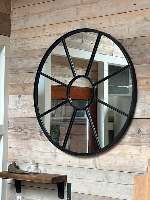 Spiegel vintage 100cm rond, Huis en Inrichting, Woonaccessoires | Spiegels, Nieuw, Minder dan 100 cm, Rond, Ophalen
