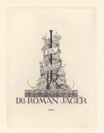 0127 Ex Libris Oostenrijk : Friedrich Teubel, z.j., Antiek en Kunst, Kunst | Etsen en Gravures, Verzenden
