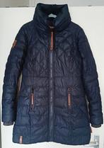 Zeer warme winterjas van goede kwaliteit, amper gedragen, Blauw, Ophalen of Verzenden, Zo goed als nieuw, Maat 36 (S)