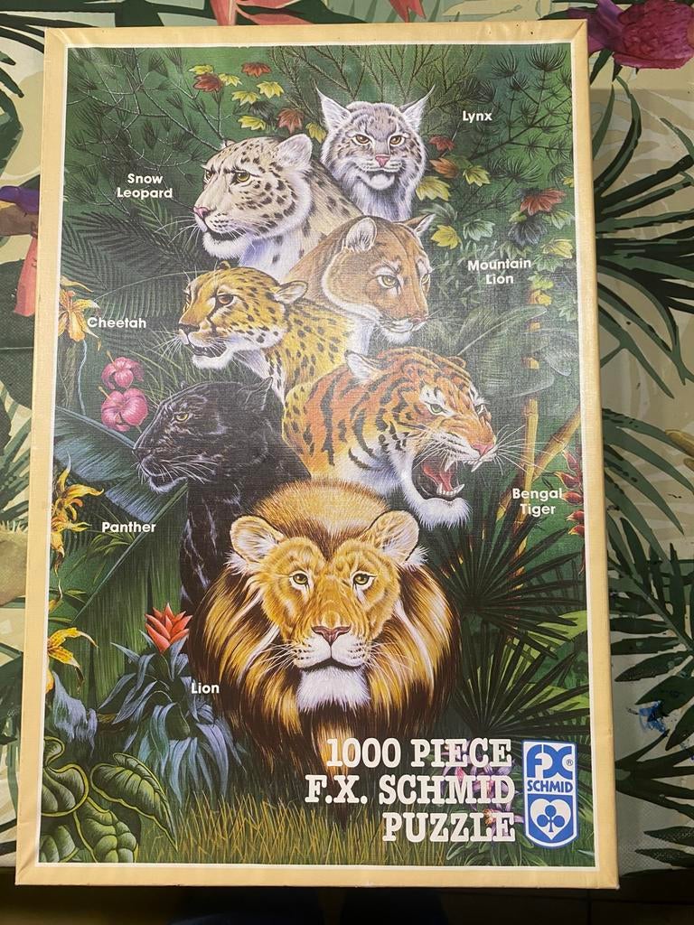 Schmid Puzzel tijger etc, Complete serie of reeks, Ophalen, Zo goed als nieuw, Japan (Manga)