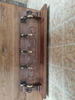Mooie houten wandkapstok met sierlijke details, Huis en Inrichting, Gebruikt, Minder dan 100 cm, Hout, Ophalen