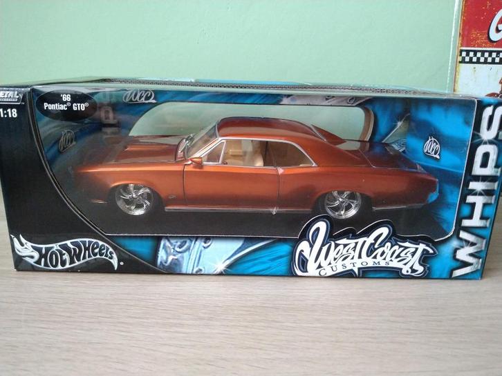 1966 Pontiac GTO Hot Wheels West Coast Customs Sealed!!, Hobby en Vrije tijd, Modelauto's | 1:18, Nieuw, Auto, Hot Wheels, Ophalen of Verzenden