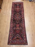 Vintage handgeknoopt perzisch tapijt loper hamadan 325x94, Ophalen of Verzenden