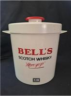 Vintage Bells Whiskey Ice Bucket Before ye Go Bar Advert 25, Ophalen of Verzenden, Gebruikt, Overige typen
