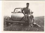 Antieke Volkswagen Kever op ongelopen Kaart, 1940 tot 1960, Ongelopen, Voertuig, Verzenden
