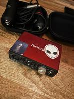 Focusrite Scarlett Solo + Microfoons & Accessoires, Ophalen of Verzenden, Gebruikt