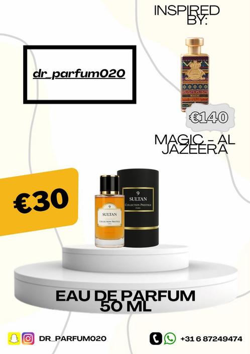 SULTAN 9 COLLECTION PRESTIGE, Sieraden, Tassen en Uiterlijk, Uiterlijk | Parfum, Nieuw, Ophalen of Verzenden