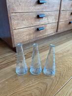 Ikea - 3 glazen vaasjes - design Emma Dafnäs, Huis en Inrichting, Woonaccessoires | Vazen, Overige kleuren, Ophalen of Verzenden