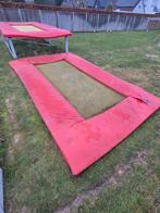 Professionele trampoline 278 x 518 groot, Ophalen, Gebruikt