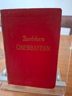 Baedecker 1921 Oberbayern heel veel wandelroutes, Overige merken, Fiets- of Wandelgids, Europa, Ophalen of Verzenden