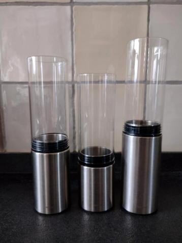 Blomus Amilio waxinelichthouders - set van 3 beschikbaar voor biedingen