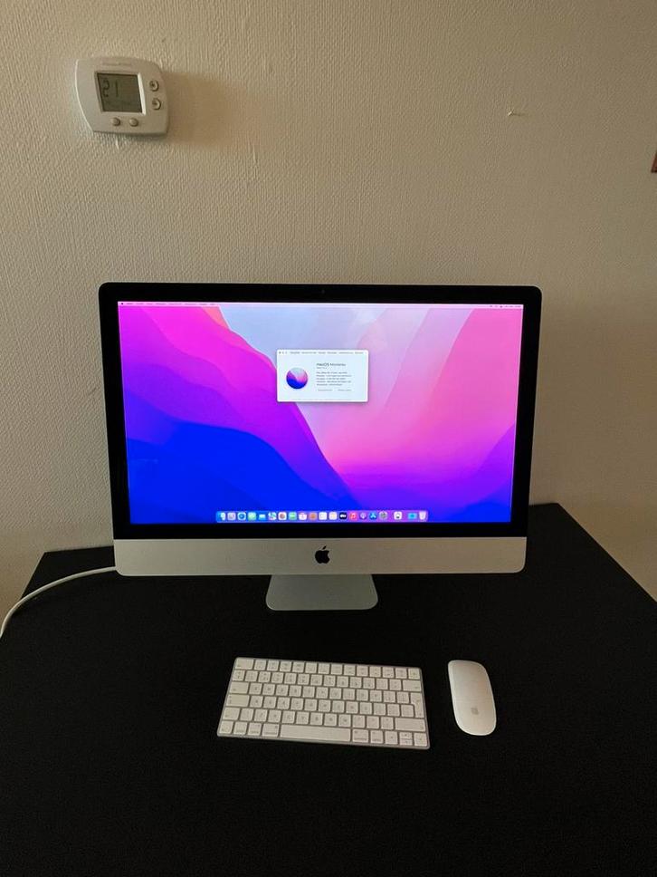 imac 27 inch Retina 5k Core i7, Computers en Software, Apple Desktops, Zo goed als nieuw, iMac, SSD, 3 tot 4 Ghz, Ophalen