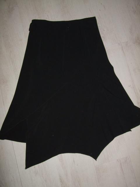lange rok met punten maat 38, Kleding | Dames, Rokken, Maat 38/40 (M), Zwart, Ophalen of Verzenden, Zo goed als nieuw
