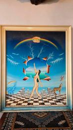 Surrealistisch Schilderij - Droomlandschap, Ophalen of Verzenden