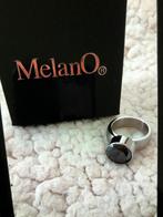 MelanO stainless steel ring, mt 17, met 2 opzetsteentjes, Verzenden, Nieuw, Overige typen
