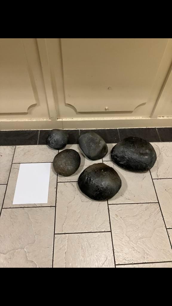 Aquadecor 5 Ronde Stenen model D21 Nieuw, Dieren en Toebehoren, Vissen | Aquaria en Toebehoren, Nieuw, Plant(en), Steen of Hout