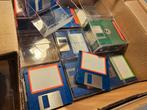 Ruim 150 DD floppies met schone labels voor o.a. Amiga & MSX, Computers en Software, Ophalen of Verzenden