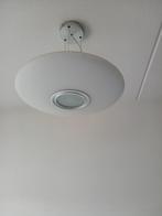 Design hanglamp rvs, Huis en Inrichting, Lampen | Plafondlampen, Gebruikt, Glas, Ophalen, Design rvs