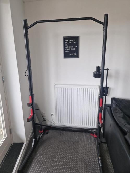 Domyos fitness rek, Sport en Fitness, Fitnessapparatuur, Zo goed als nieuw, Krachtstation, Metaal, Ophalen
