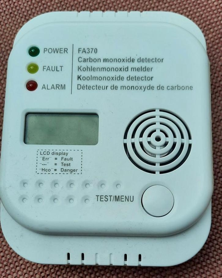 Koolmonoxide melder, Doe-het-zelf en Verbouw, Alarmsystemen, Detector, Sensor of Melder, Overige soorten, Ophalen
