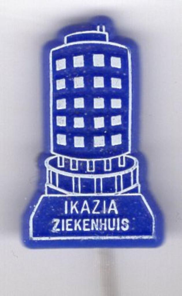 IKAZIA ziekenhuis Rotterdam plastic speldje ( F_122 ), Verzamelen, Speldjes, Pins en Buttons, Nieuw, Speldje of Pin, Stad of Land