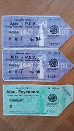 Oude entreekaarten Ajax. 1982-1983., Ophalen of Verzenden, Zo goed als nieuw, Ajax, Boek of Tijdschrift