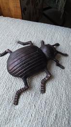 Grote Metalen Kever - Decoratief Beeld, Ophalen, Gebruikt, Dier