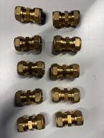 4x 10 stuks Knelkoppelong recht 15x15mm, Ophalen of Verzenden, Zo goed als nieuw, 250 mm of meer