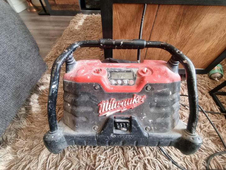 Milwaukee Heavy Duty Bouwradio - Rockford Fosgate, Audio, Tv en Foto, Radio's, Gebruikt, Bouwradio, Ophalen