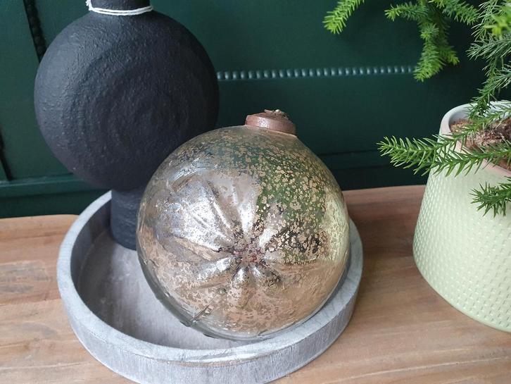 Kerstbal groot zilver, Diversen, Kerst, Nieuw, Ophalen of Verzenden