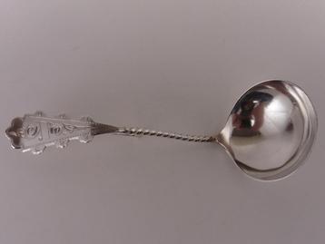 Zilveren roomlepel, Hanekam                              Z52 beschikbaar voor biedingen