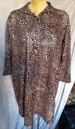 Mooie nieuwe Jurk/ tuniek panterprint maat 46, Ophalen of Verzenden, Nieuw, Maat 46/48 (XL) of groter, Onder de knie