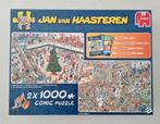 Jan van Haasteren 2x1000 stukjes (1 nieuw), Ophalen of Verzenden, 500 t/m 1500 stukjes, Zo goed als nieuw