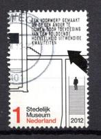 gestempelde zegel. Jaar 2012: Stedelijk museum, Postzegels en Munten, Postzegels | Nederland, Ophalen of Verzenden, Na 1940, Gestempeld