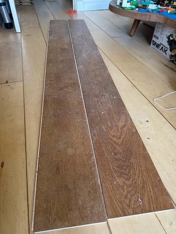 Restant lamelparket delen, 8 m2 - duoplank 13 & 18cm breed beschikbaar voor biedingen